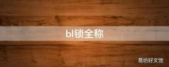 bl锁全称