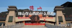 绵山在山西的什么地方