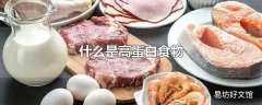 什么是高蛋白食物