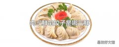 肉三鲜馅饺子是哪三鲜