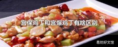 宫保鸡丁和宫爆鸡丁有啥区别