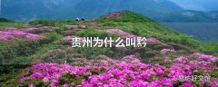 贵州为什么叫黔
