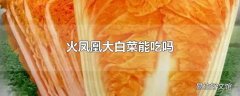 火凤凰大白菜能吃吗