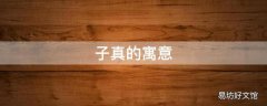 子真的寓意