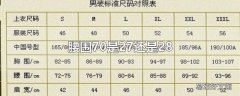 腰围70是27还是28