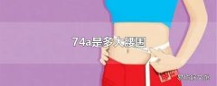 74a是多大腰围