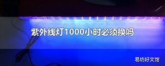 紫外线灯1000小时必须换吗