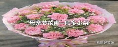 母亲节花束一般多少朵
