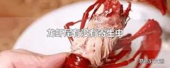 龙虾尾有没有寄生虫