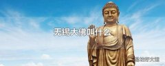 无锡大佛叫什么