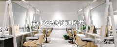 为什么理发店叫沙龙