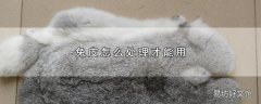 兔皮怎么处理才能用