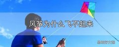 风筝为什么飞不起来