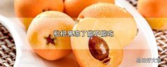 枇杷果冻了能不能吃