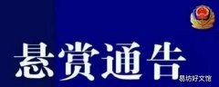 悬赏通告是什么意思