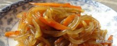 胡萝卜和粉条怎么炒好吃