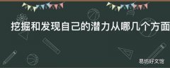 挖掘和发现自己的潜力从哪几个方面进行