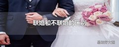 联婚和不联婚的区别