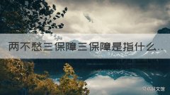 两不愁三保障三保障是指什么 两不愁三保障中的三保障指什么