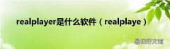 realplaye realplayer是什么软件